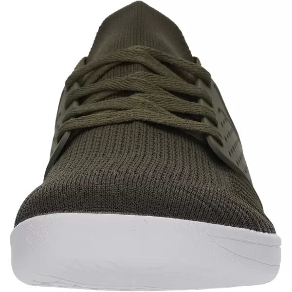 WHITIN Mens Wide Minimalist Barefoot Sneakers  Zero Drop  Midfoot StabilityW85 Army Green