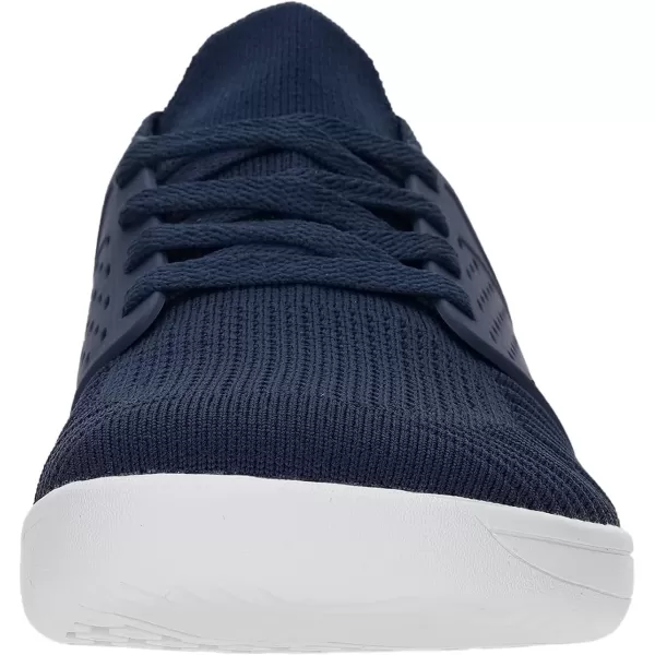 WHITIN Mens Wide Minimalist Barefoot Sneakers  Zero Drop  Midfoot StabilityW85 Dark Blue