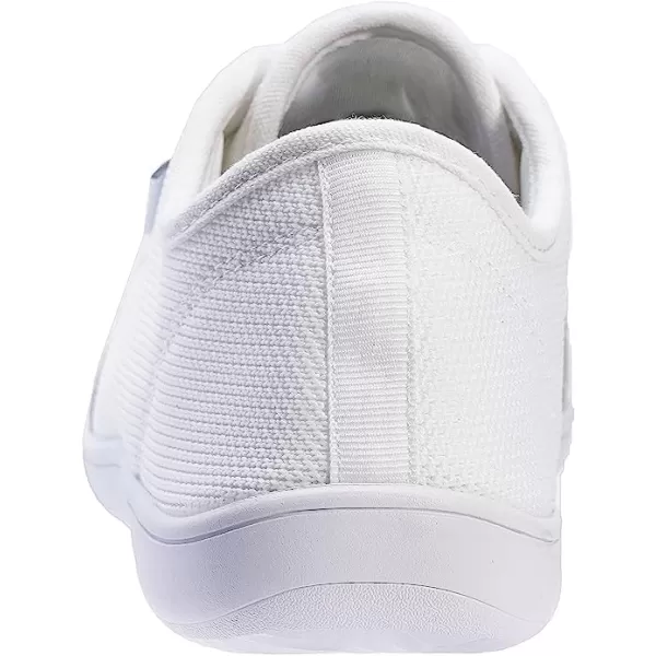 WHITIN Mens Wide Minimalist Barefoot Sneakers  Zero Drop Sole  Optimal RelaxationW81 All White