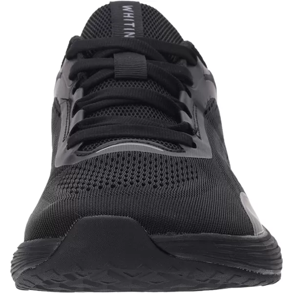 WHITIN Mens Zero Drop Running Shoes  Wide Toe BoxBlack