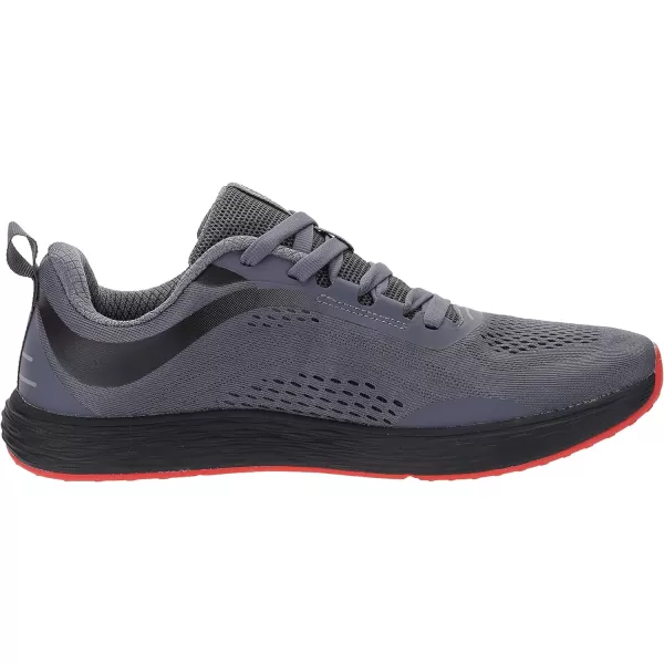 WHITIN Mens Zero Drop Running Shoes  Wide Toe BoxGrey