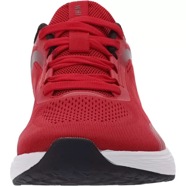 WHITIN Mens Zero Drop Running Shoes  Wide Toe BoxRed