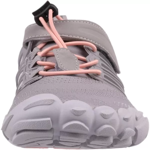 WHITIN Womens Barefoot amp Minimalist Shoe  Zero Drop Sole  Trail RunnerW30  PinkGrey