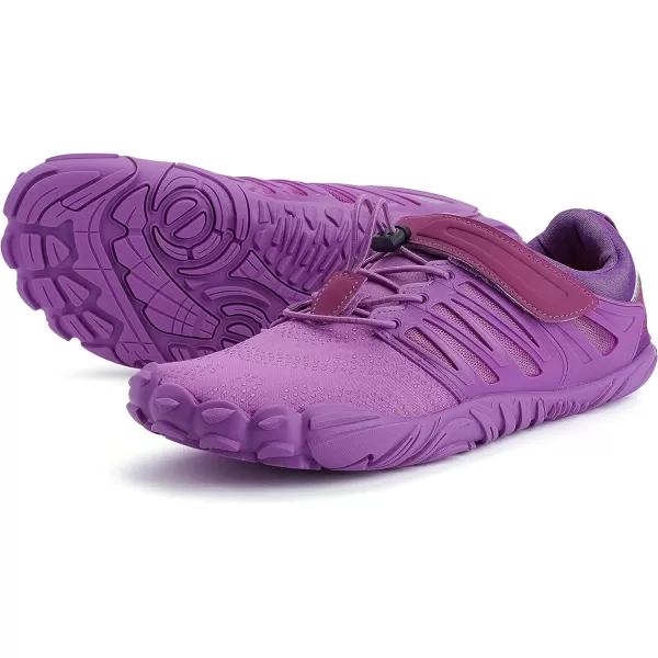 WHITIN Womens Barefoot amp Minimalist Shoe  Zero Drop Sole  Trail RunnerW30  Purple