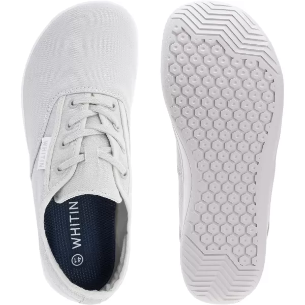 WHITIN Womens Canvas Minimalist Barefoot Sneakers Extra Wide Toe Box Zero Drop Sole Shoes Ladies Width Fit Minimus Size 11 11W Flat Comfort Exercise Gym Walking Athletic Outdoor Female Grey 43WHITIN Womens Canvas Minimalist Barefoot Sneakers Extra Wide Toe Box Zero Drop Sole Shoes Ladies Width Fit Minimus Size 11 11W Flat Comfort Exercise Gym Walking Athletic Outdoor Female Grey 43