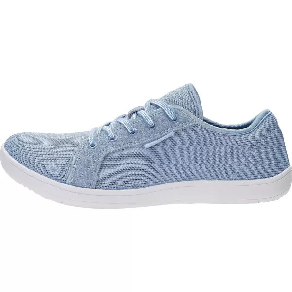 WHITIN Womens Minimalist Barefoot Shoes  Zero Drop Sole  Wide Width Fashion SneakerW81  Light Blue