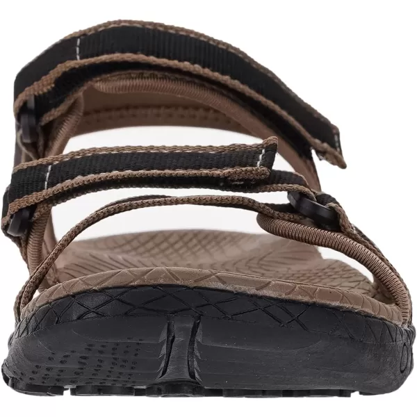 WHITIN Womens Outdoor Athletic Sandal with Adjustable Hooks  Secure FitC52  Black Grey