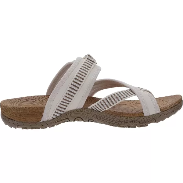 WHITIN Womens Toe Thong Sandal  Beach Outdoor Flip Flop  Arch SupportC50  Beige