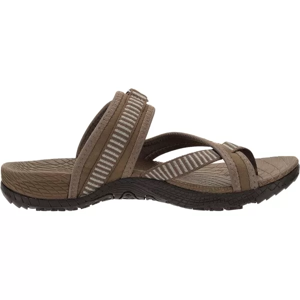 WHITIN Womens Toe Thong Sandal  Beach Outdoor Flip Flop  Arch SupportC50  Brown