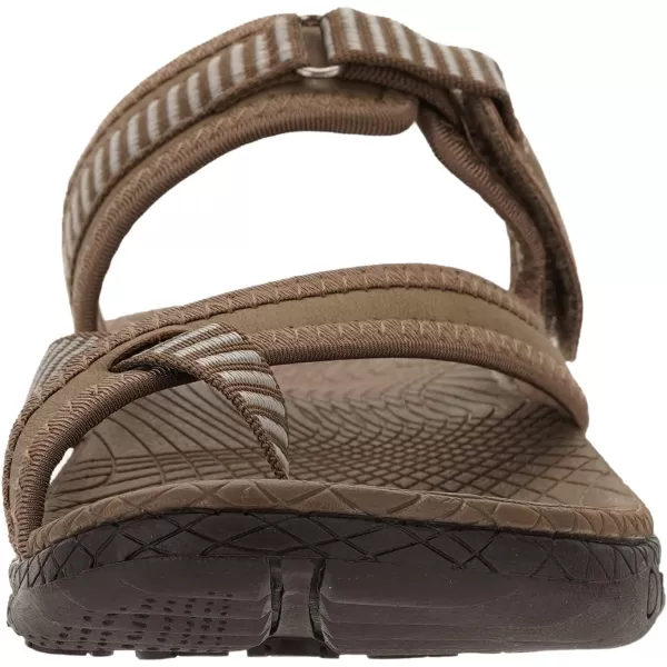 WHITIN Womens Toe Thong Sandal  Beach Outdoor Flip Flop  Arch SupportC50  Brown