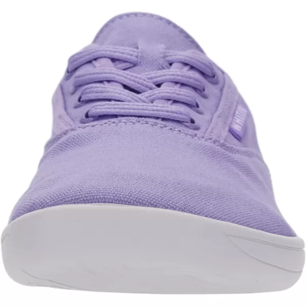 WHITIN Womens Wide Canvas Minimalist Barefoot Shoes  Zero Drop Sole  Casual SneakerW87  Purple