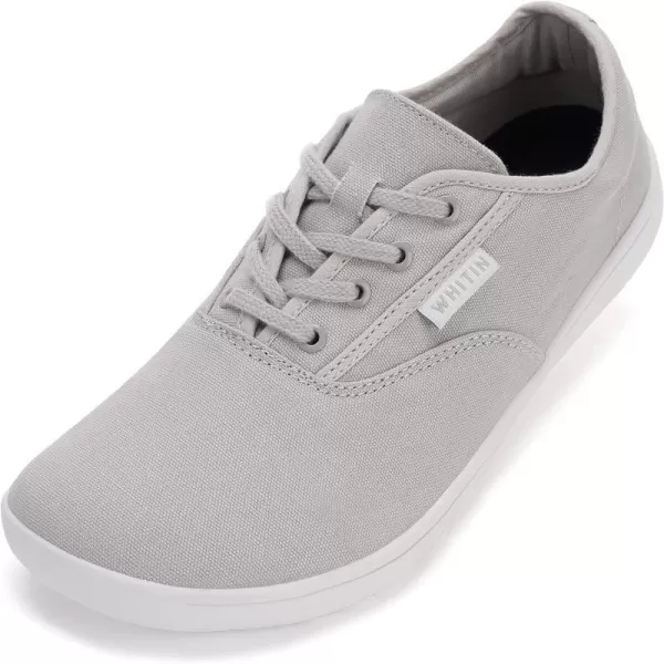 WHITIN Canvas Barefoot Sneakers for Men Wide Toe Box Minimalist Zero Drop Sole Shoes Minimus Extra Width Fit Size 85 9 9W Gym Tenis Walking Grey 42WHITIN Canvas Barefoot Sneakers for Men Wide Toe Box Minimalist Zero Drop Sole Shoes Minimus Extra Width Fit Size 85 9 9W Gym Tenis Walking Grey 42