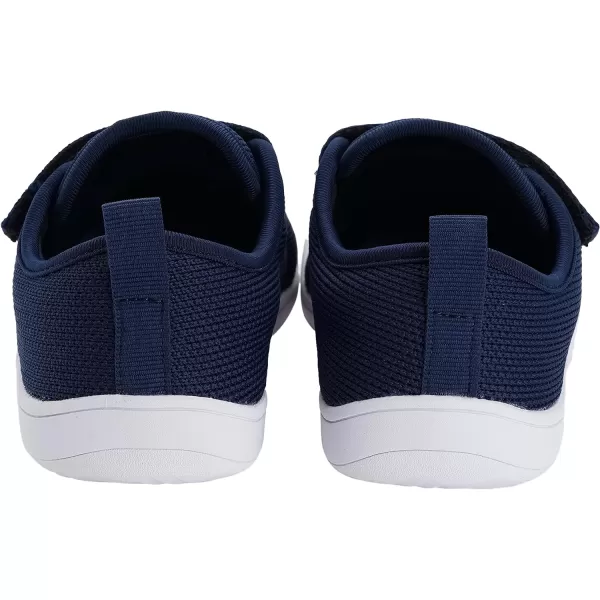 WHITIN LittleBig Kid Wide Barefoot Shoes  BoysGirls Minimalist Sneakers  Splay Naturally  LightweightW81k  Blue White