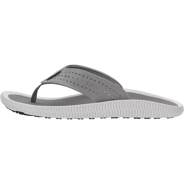 WHITIN Mens Flip Flops  Outdoor Thong Sandals  Arch Support  Slip ResistantC60  Light Grey