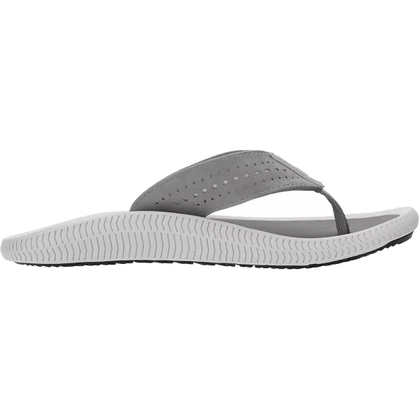 WHITIN Mens Flip Flops  Outdoor Thong Sandals  Arch Support  Slip ResistantC60  Light Grey