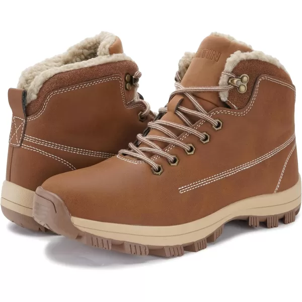 WHITIN Mens Waterproof ColdWeather BootsChestnut