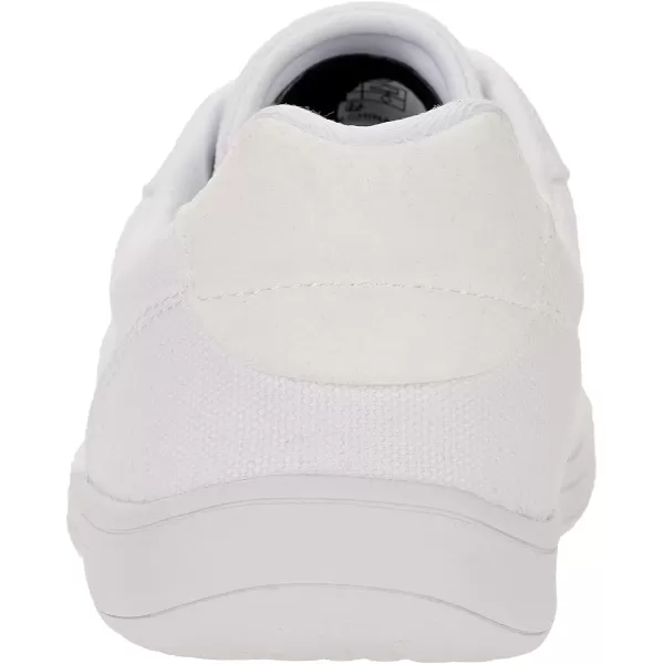 WHITIN Mens Wide Toe Box Barefoot Shoes  Canvas Minimalist Sneakers  Zero Drop SoleW882  White