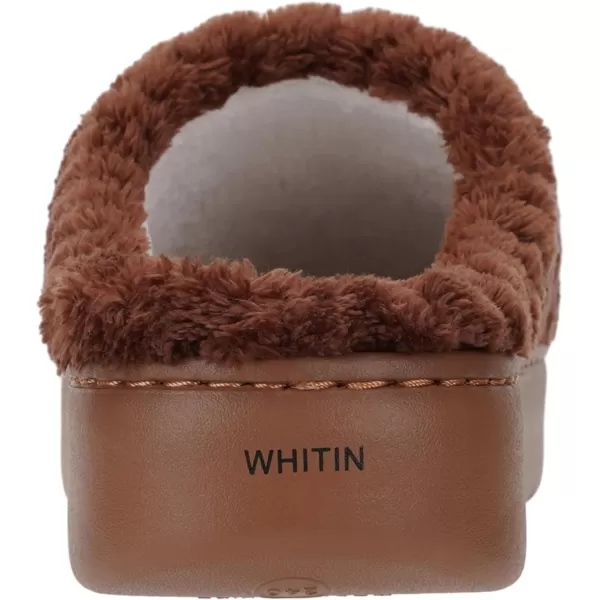 WHITIN Womens Pillow Warm Slippers with Outdoorfriendly Cushioned SoleBrown