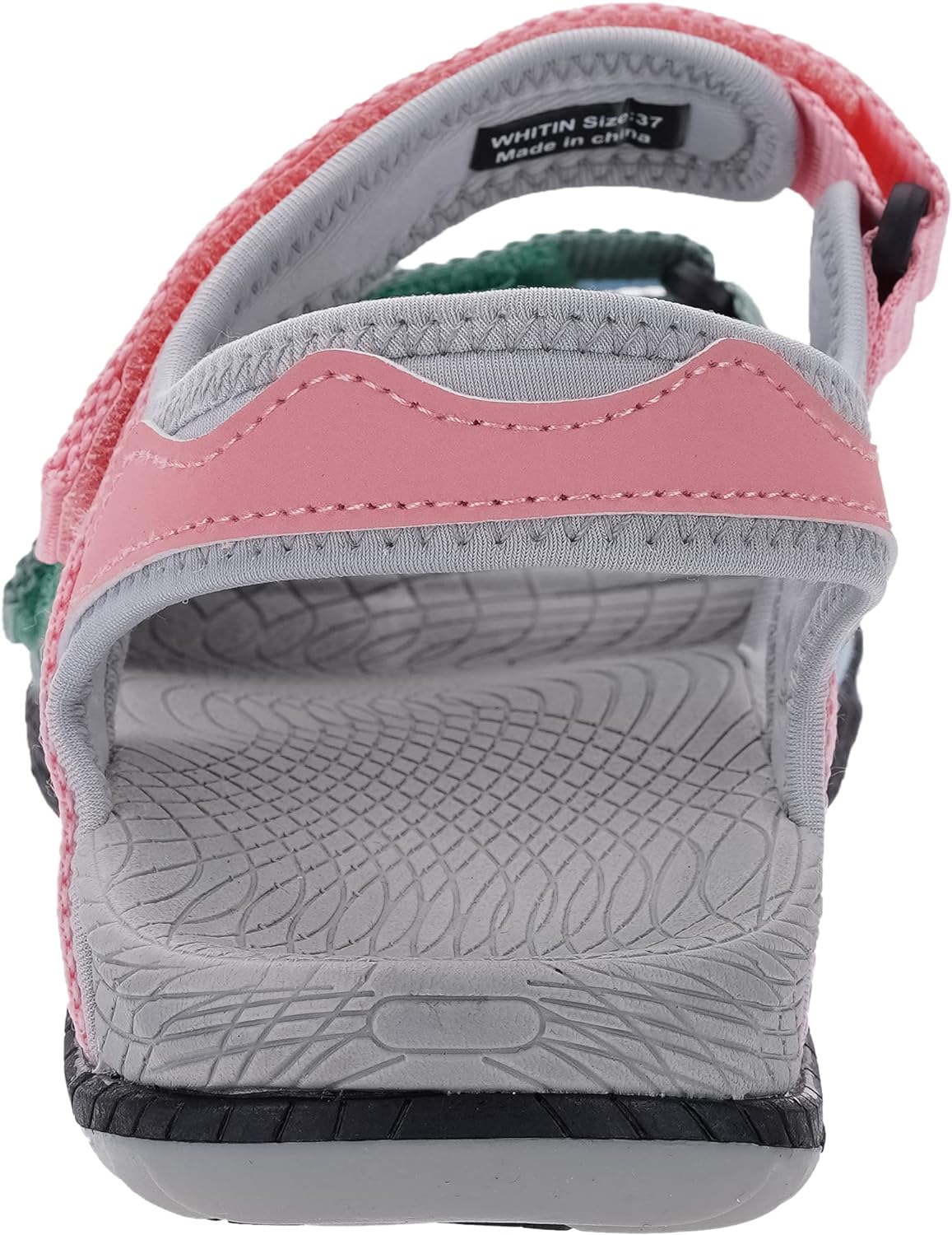 WHITIN Womens Hiking Sandals with Arch Support  Adjustable Hook and Loop Straps  Durable Sport Sandals for Outdoor AdventureC51  Colormulti