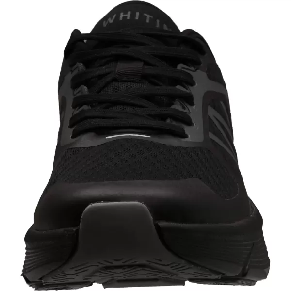 WHITIN Mens Max Cushioned Running Shoes  Superior Comfort Yet Remaining StabilityS6  All Black