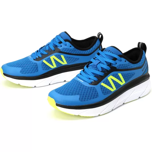 WHITIN Mens Max Cushioned Running Shoes  Superior Comfort Yet Remaining StabilityS6  Dark Blue