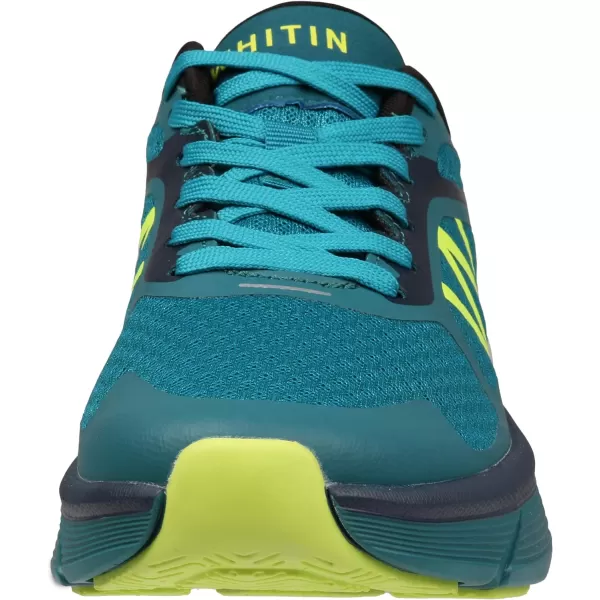 WHITIN Mens Max Cushioned Running Shoes  Superior Comfort Yet Remaining StabilityS6  Dark Green