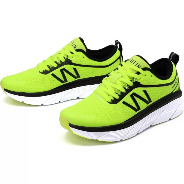 WHITIN Mens Max Cushioned Running Shoes  Superior Comfort Yet Remaining StabilityS6  Green