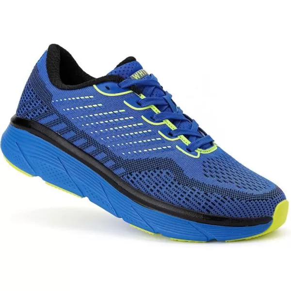 WHITIN Mens Max Cushioned Running Shoes  Superior Comfort Yet Remaining StabilityS62  Blue