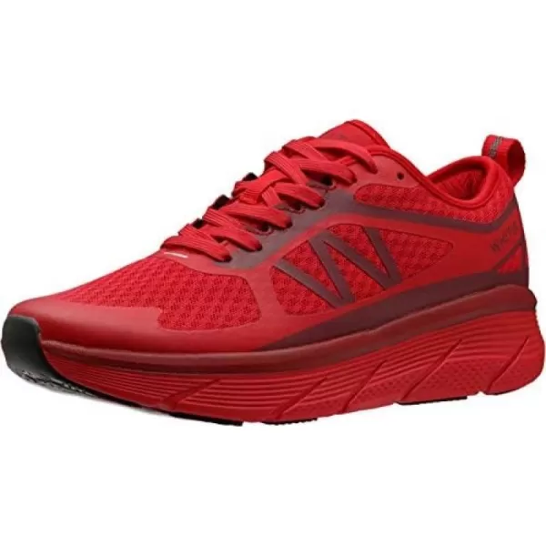 WHITIN Mens Max Cushioned Running Shoes  Superior Comfort Yet Remaining StabilityS6  Red