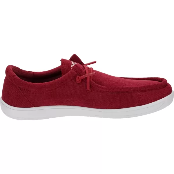 WHITIN Womens Wide Barefoot Loafers Shoes Slipon Minimalist Zero Drop Sneakers Size 7e Casual Boat Flat Moccasin Comfy Sport Nurses Walking Red 37