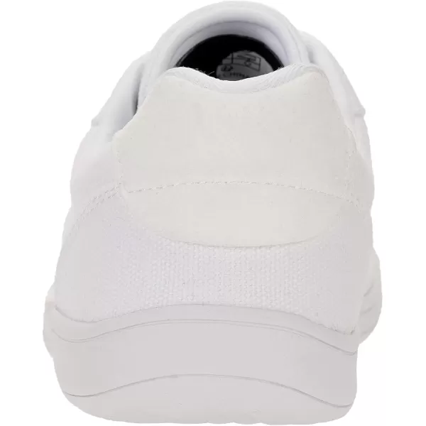 imageWHITIN Mens Wide Barefoot Shoes  Canvas Minimalist Sneakers  Zero Drop SoleW882  White Canvas Upper