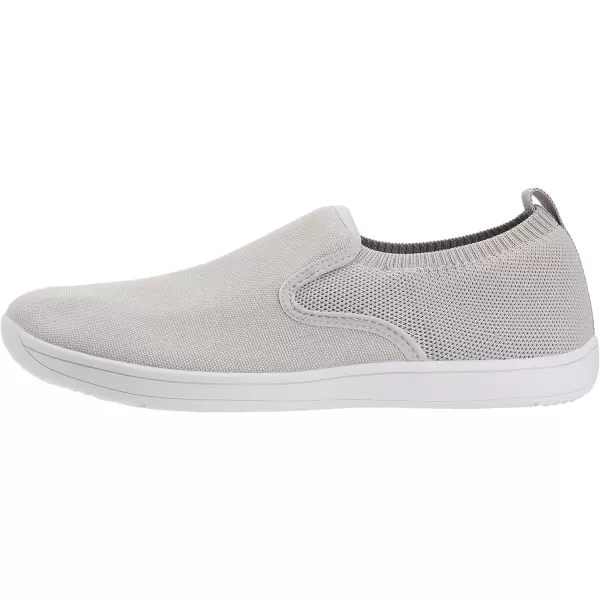 imageWHITIN Mens Wide Slip on Barefoot Shoes  Minimalist Sneakers  Zero DropW862  Grey White