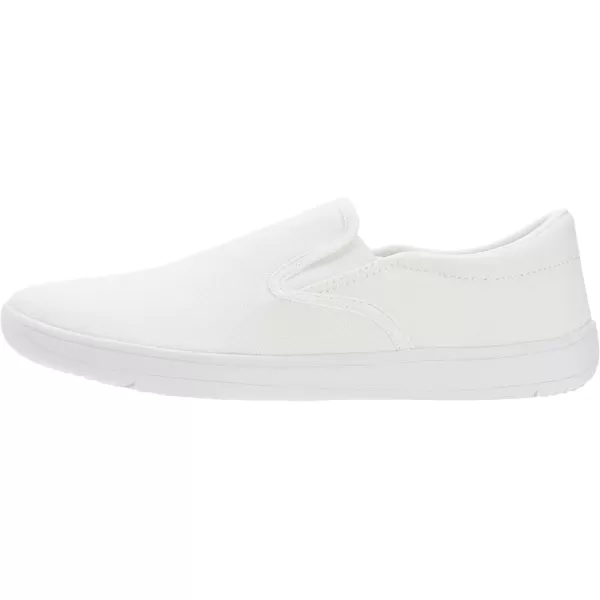 imageWHITIN Mens Wide Slip on Barefoot Shoes  Minimalist Sneakers  Zero DropW863  White