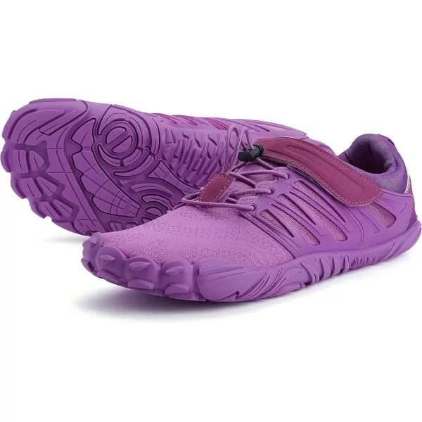 imageWHITIN Womens Barefoot ampamp Minimalist Shoe  Zero Drop Sole  Trail RunnerW30  Purple