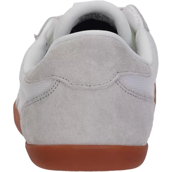 imageWHITIN Womens Wide Toe Box Barefoot Shoes  Suede Patchwork DesignGrey Gum