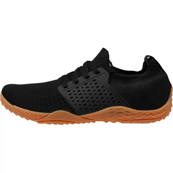 imageWHITIN Mens Barefoot Running Shoes  Minimalist CrossTrainer  Zero Drop SoleW63 BlackGum