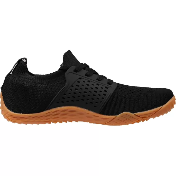 imageWHITIN Mens Barefoot Running Shoes  Minimalist CrossTrainer  Zero Drop SoleW63 BlackGum