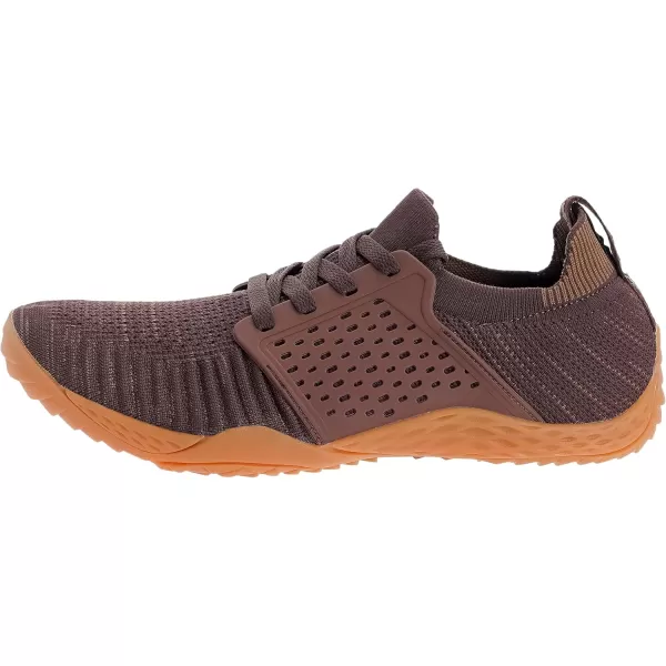 imageWHITIN Mens Barefoot Running Shoes  Minimalist CrossTrainer  Zero Drop SoleW63 BrownGum