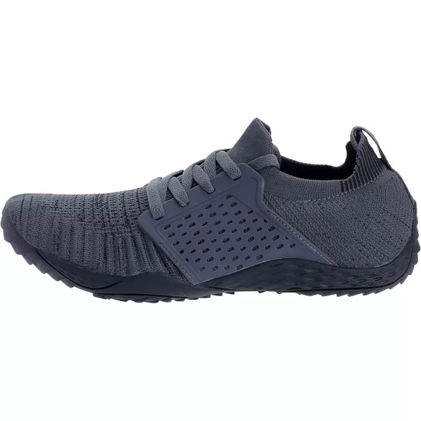 imageWHITIN Mens Barefoot Running Shoes  Minimalist CrossTrainer  Zero Drop SoleW63 Dark Grey