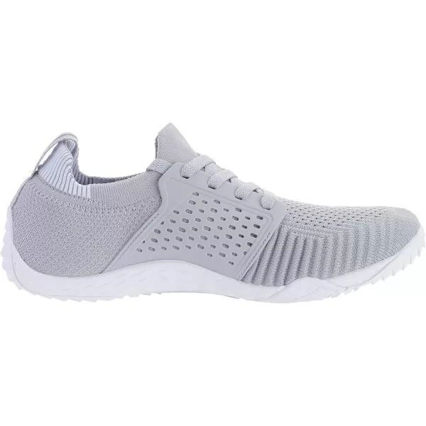 imageWHITIN Mens Barefoot Running Shoes  Minimalist CrossTrainer  Zero Drop SoleW63 Light Grey