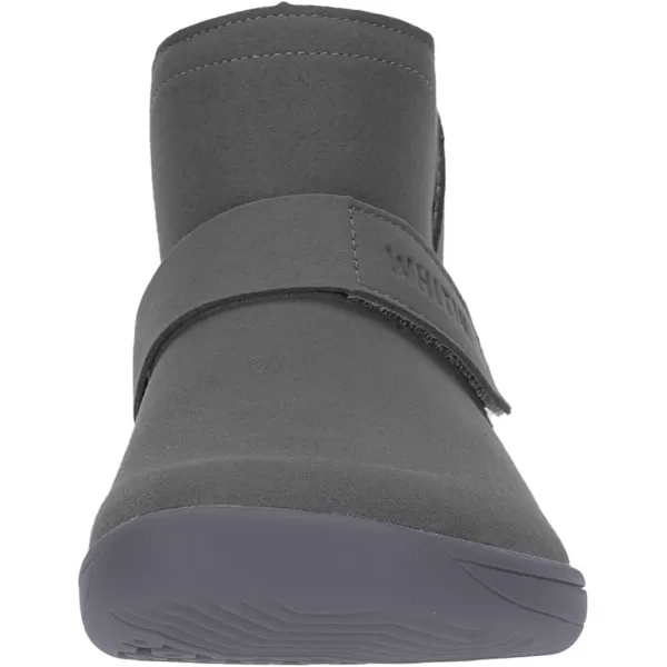 imageWHITIN Womens Wide Toe Box Warm Ankle Boots  Minimalist Barefoot  Zero DropGrey