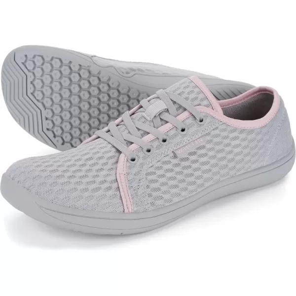 imageWHITIN Womens Water ampamp Land Shoes  Quick Drying  CasualStyle InspiredW75v2  Grey Pink  Water Shoes 