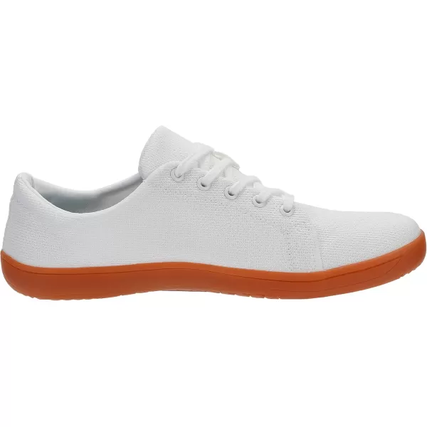 imageWHITIN Mens Minimalist Barefoot Sneakers  Wide fit  Zero Drop SoleW71v5  White Gum