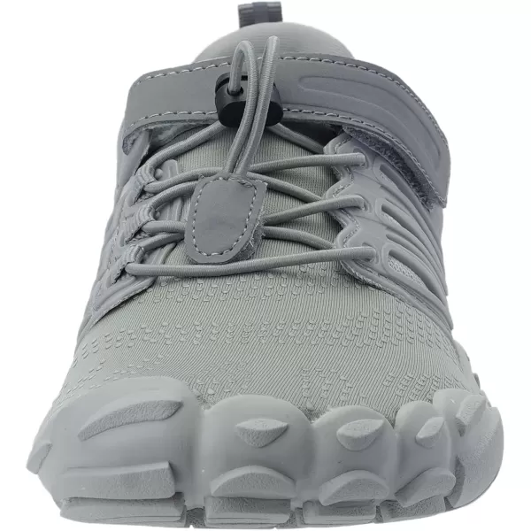 imageWHITIN Mens Minimalist Trail Runner  Wide Toe Box  Barefoot InspiredAll Grey