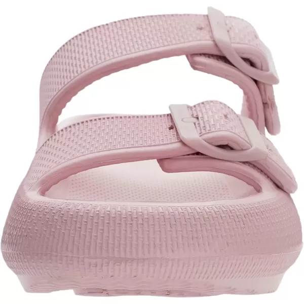 imageWHITIN Shower Slides Women Men Double Buckle Thick Sole Cushion Pillow Slippers Platform Soft House Floor Sandles Shower NonSlip Bathroom Sandals Beach Home Shoes Pink