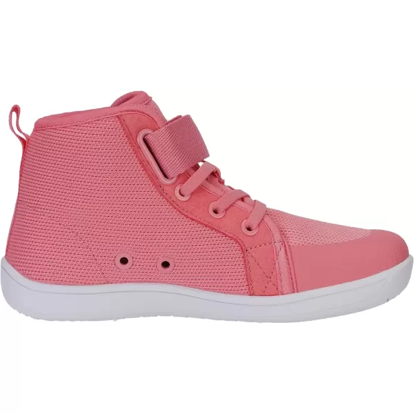 imageWHITIN KidsToddler Wide Barefoot Shoes  GirlsBoys Classic High Top Sneakers  Wide Foot Freedom  Natural GrowthW8k21  Pink