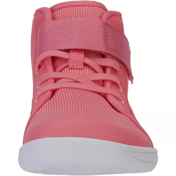 imageWHITIN KidsToddler Wide Barefoot Shoes  GirlsBoys Classic High Top Sneakers  Wide Foot Freedom  Natural GrowthW8k21  Pink