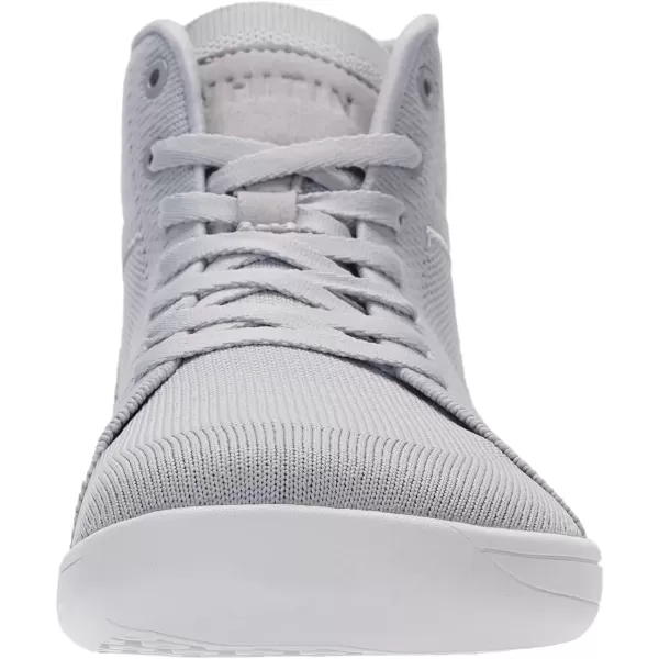 imageWHITIN Mens High Top Minimalist Barefoot Shoes  Wide Toe Box  Zero Drop SoleLight Grey