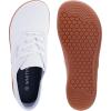 imageWHITIN Womens Canvas Minimalist Barefoot Sneakers Extra Wide Toe Box Zero Drop Sole Shoes Ladies Width Fit Minimus Size 11 11W White Gum 43