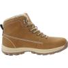 imageWHITIN Mens Waterproof Winter Shoes Snow Boots for Cold Weather Outdoor Hiking Warm Size 11 Fur Leather Ankle Work Insulated Lightweight Russet 45